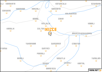 map of İkizce