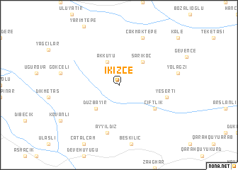 map of İkizce