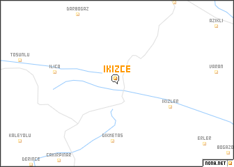 map of İkizce