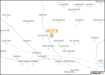 map of İkizce