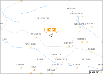 map of İkizgöl