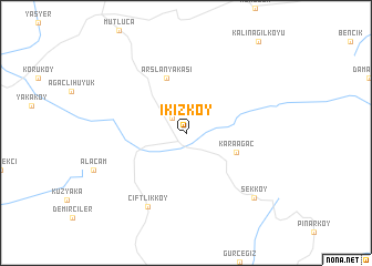 map of İkizköy