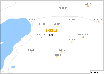 map of İkizli