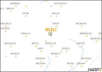 map of İkizli