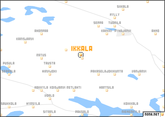 map of Ikkala