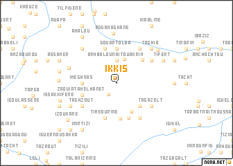 map of Ikkis