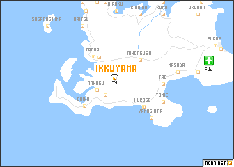 map of Ikkuyama
