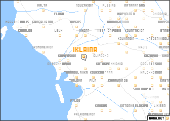 map of Íklaina