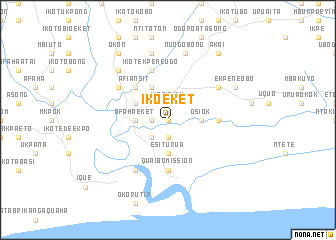 map of Iko Eket