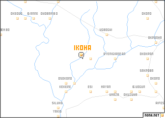 map of Ikoha