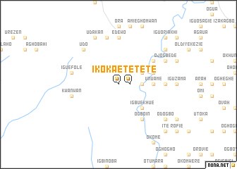 map of Ikoka Etete