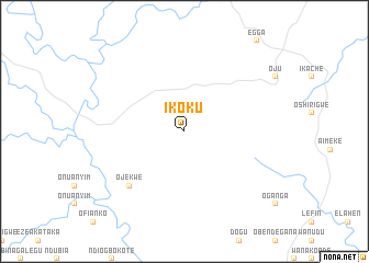 map of Ikoku