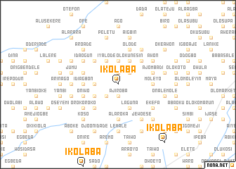 map of Ikolaba