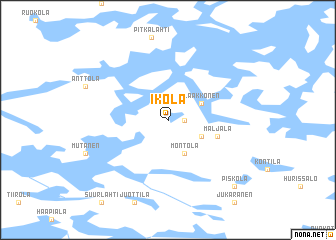 map of Ikola