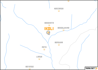 map of Ikoli