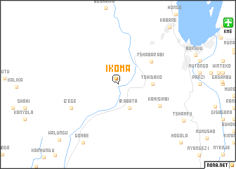 map of Ikoma