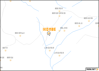 map of Ikombe