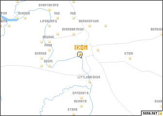 map of Ikom