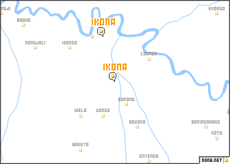 map of Ikona