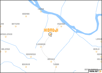 map of Ikondji