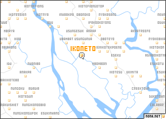 map of Ikoneto