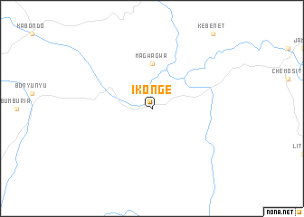map of Ikonge