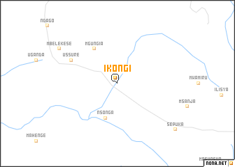 map of Ikongi