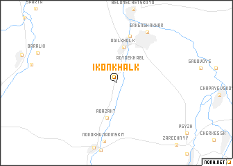 map of Ikon-Khalk