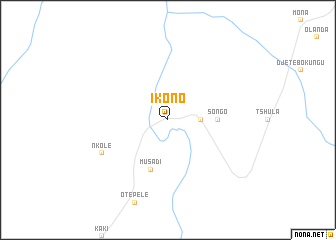 map of Ikono