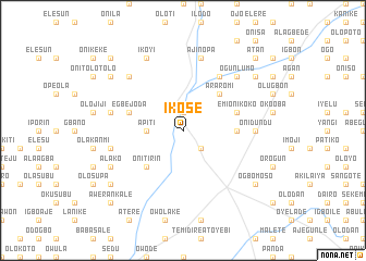 map of Ikose