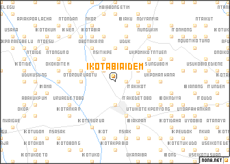 map of Ikot Abia Idem