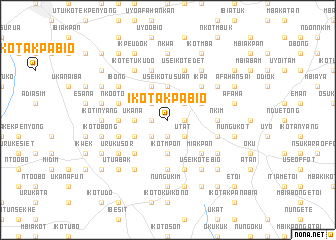map of Ikot Akpabio