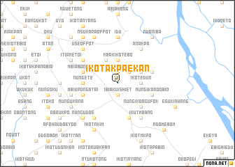 map of Ikot Akpa Ekan