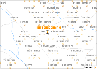 map of Ikot Akpaidem