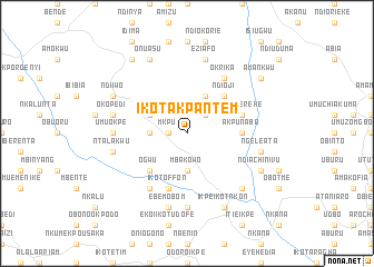 map of Ikot Akpantem