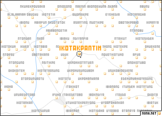 map of Ikot Akpa Ntim