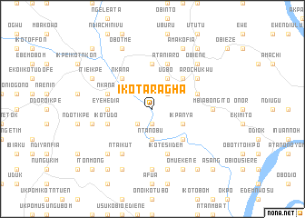 map of Ikot Aragha