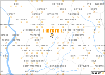 map of Ikot Atok