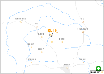 map of Ikota