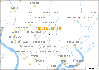 map of Ikot Edem Ita