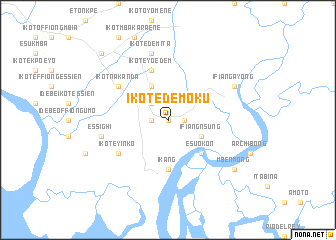 map of Ikot Edem Oku