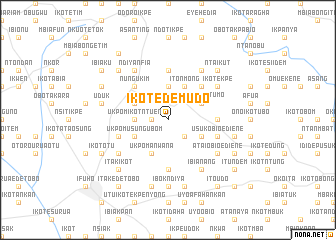 map of Ikot Edem Udo