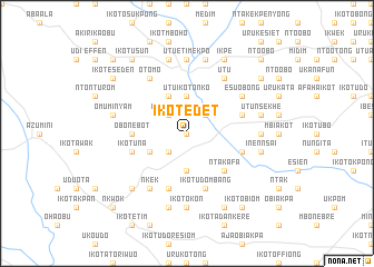 map of Ikot Edet