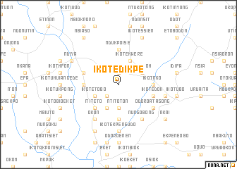 map of Ikot Edikpe