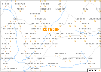 map of Ikot Edok