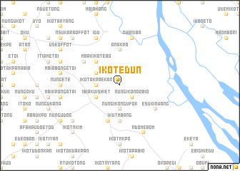 map of Ikot Edun