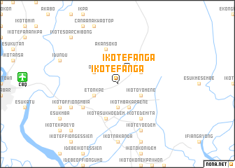 map of Ikot Efanga