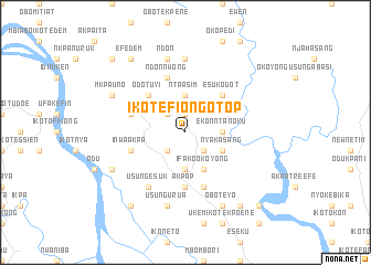 map of Ikot Efiong Otop