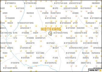 map of Ikot Ekang