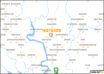 map of Ikot Ekpo